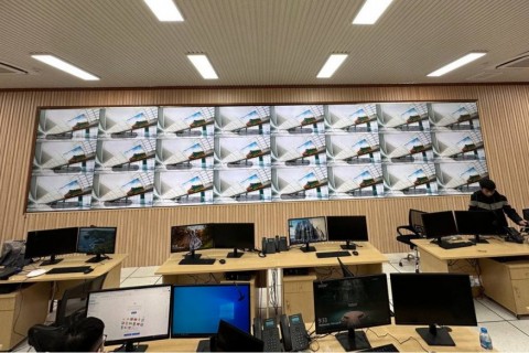 Lắp đặt hệ thống màn hình ghép 8×3 tại Hưng Yên