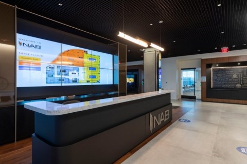 Trụ sở mới của NAB ở Washington ấn tượng với hơn 200 màn hình LG